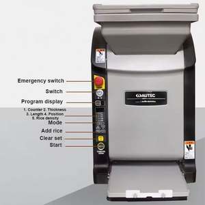 Machine automatique de fabrication de sushis professionnelle pour restaurant, robot de préparation de sushis carrés, machine à feuilles de riz pour sushis - Product Image 5
