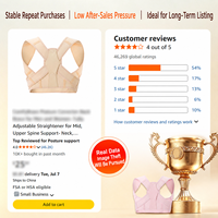 Correcteur de posture pour le bureau à domicile, support flexible multi-élastiques, sans panneau central rigide, respirant, confort discret, épaules dégagées