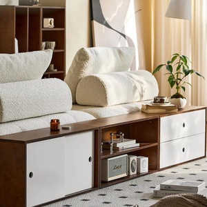 Mueble Modular Combinable para Sala de Estar en Apartamentos Pequeños, Diseño Desmontable, Ahorro de Espacio, Panel de Madera, <span class=keywords><strong>Muebles</strong></span> para el Hogar - Product Image 4