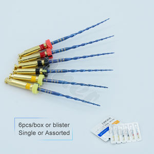 Limas Endodónticas Rotatorias de Aleación Niti para Uso Eléctrico, Activadas por Calor, Color Azul, Conicidad 5, Longitudes de 21/25/31 mm, Caja para Tratamiento Endodóntico - Product Image 3