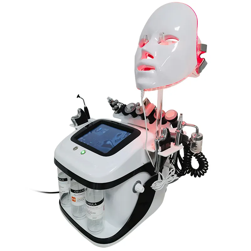 Máquina de beleza para rejuvenescimento da pele RF mais vendida, compressa LED EMS, removedor de rugas e levantamento facial, máquina de rádio de freqüência facial