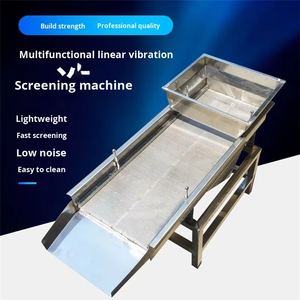 เครื่องคัดแยกเมล็ดพืชอัตโนมัติ ตะแกรงสั่นแบบเส้นตรงสแตนเลสสำหรับอาหาร - Product Image 5