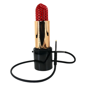 Hochwertiges Maßgefertigtes Luxus-Glas-Shisha-Set Roter Lippenstift Roségold-Shisha Großhandel Neue Anpassung <span class=keywords><strong>High</strong></span>-Tech-Lackierung - Product Image 4