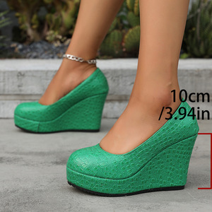 Zapatos Planos Europeos Americanos de Talla Grande, Estilo Veraniego, con Plataforma y Suela Gruesa, Sin Cordones, para Mujer - Product Image 6