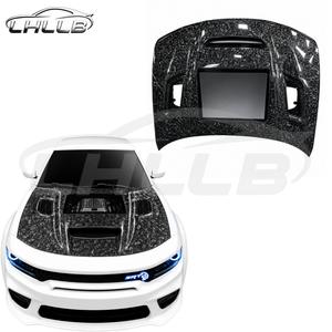 Cofano in Fibra di Carbonio Forgiata di Alta Qualità Adatto per Dodge Charger SRT Redeye 2015-2023, Completo di Vetri Abbinati - Product Image 1