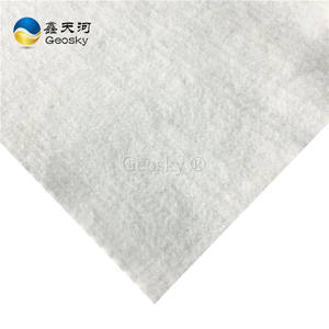 <span class=keywords><strong>Géotextile</strong></span> tissé perforé par aiguille non tissée de tissu de géotectile de polyester noir et <span class=keywords><strong>gris</strong></span> 150g pour le matériel anti-vieillissement de mines PET PP - Product Image 2