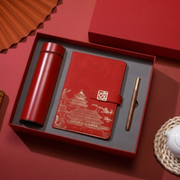 Offre Spéciale : Coffret Cadeau d'Affaires d'Usine – Carnet A5, Thermos et Boîte à Stylos, Personnalisable avec Logo, Idéal pour Événements Professionnels