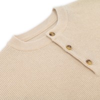 AiNear Vente en gros Logo personnalisé Design Oem & Odm Col rond côtelé à manches longues pour hommes Pulls en laine tricotés unis