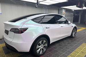 OEM Factory Super Gloss Dawn white Bright PET Car Wrap Vinyl Film 7.5mil Anti-Scratch Protection Heat Repair Self-Healing - Product Image 4