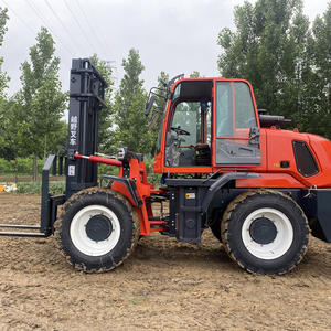 多機能CEEPA3.5Ton 5Ton 6Ton 10Tonne 4X4 Farm Off Road Forklift Trucks All Rough Terrain Diesel Forklift - Product Image 2