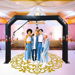 บูธถ่ายรูป360ไร้แพลตฟอร์ม Sky Top เครื่องปั่นด้าย360วิเศษเซลฟี่พร้อมเครื่องพิมพ์กล้อง - Product Image 6