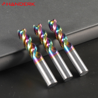 HANDERK Fraise en carbure monobloc haute performance HRC55 Fraise carrée à rainure en U pour outils CNC