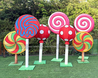 Lanternes en forme de sucettes, décoration lumineuse pour le festival de Zigong, lanterne de fête, usine de lanternes