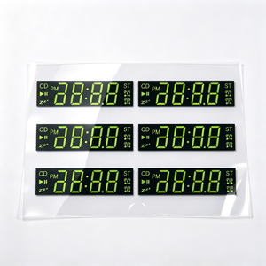 Autocollant de fenêtre personnalisé OEM pour radio-réveil, panneau d'affichage CD/PM avec minuterie de sommeil, en PVC/PET, imprimé sérigraphié - Product Image 2