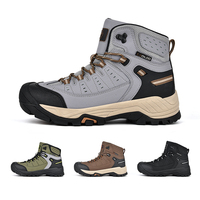 Bottes de randonnée pour hommes QILOO personnalisées, imperméables, chaussures de trekking en montagne, durables