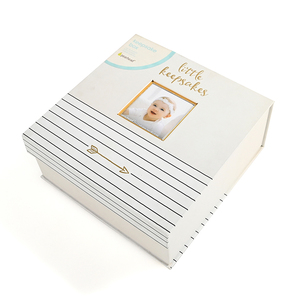 Luxury Custom Logo Newborn Baby Packaging <b>Magnetic</b> Gift <b>Box</b> with Flexographic Printing for Keepsakes and Special Occasion Gifts - Product Image 5