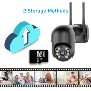 Icsee 2MP mạng không dây Camera 1080P IP Dome tự động theo dõi tầm xa ngoài trời hai chiều âm thanh Wifi PTZ CCTV góc rộng đám mây - Product Image 4