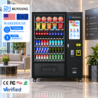 Distributeur automatique intelligent RUNYANG personnalisé pour la vente de collations et de boissons avec écran