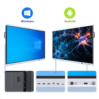 Pantalla Interactiva Inteligente con Función de IA de 55 Pulgadas y 4K, Precio de Fábrica, con Lector de Huellas Dactilares, para la Escuela y el Trabajo, con Certificaciones CE, FCC, ROHS y cefs