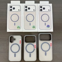 Coque de téléphone antichoc magnétique de luxe en TPU+PC, MOQ 500, pour 13/14/15/16/17/18 Pro, couleurs contrastées, vente en gros usine