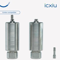 Système d'implant Cortex Modèle Bego, abutment préfabriqué en titane, résistant à l'usure, matériaux de fraisage CAD/CAM de qualité dentaire compatibles
