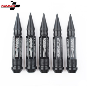 น็อตล้ออะลูมิเนียมอัลลอยด์แบบมีปุ่ม Auso-Racing M12X1.5 90มม. สำหรับอัพเกรดล้อรถยนต์ - Product Image 1