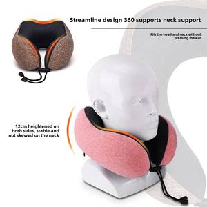 Cross-Border for Amazon <strong>U</strong>-Shaped Travel Neck <strong>Pillow</strong> Knitted Memory Foam Core Slow Rebound Wholesale Discount <strong>U</strong>-Shaped <strong>Pillow</strong> - Product Image 3
