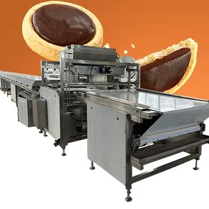GUSU Chocolate filling machine biscuit processing machine chocolate filled cookie/chocolate biscuit production line