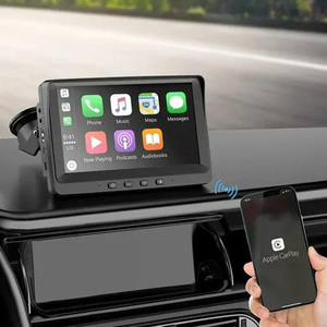 Écran portable CarPlay de 7 pouces, sans fil, <span class=keywords><strong>Apple</strong></span> CarPlay, Android Auto, écran tactile avec caméra embarquée - Product Image 4