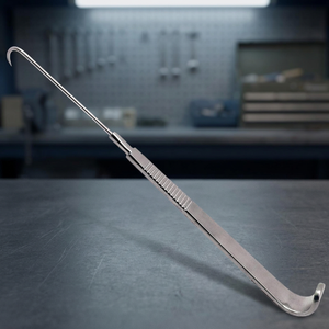 Gancho de Traqueostomía de Grado Hospitalario para Procedimientos de Vía Aérea de Emergencia, Acero Inoxidable, 15 cm, Instrumento Quirúrgico Reutilizable - Product Image 3