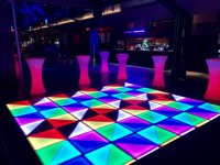 Sol de danse lumineux à led, sur mesure, miroir 3d, sculpté, usage mural ou pour sol de danse, personnalisé