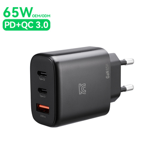 <span class=keywords><strong>Cargador</strong></span> Rápido GaN de Pared Eléctrico Portátil con Certificación KC KCC de 65W con Múltiples Puertos Tipo-C para Laptop y para () - Product Image 1