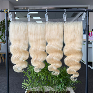 ผมแท้บราซิลแบบเวอร์จิ้น 6x6  พร้อมเชือกผูกผม HD Lace Closure สี 613 แบบลอน Body Wave ขนาด 18 นิ้ว รูปทรงธรรมชาติ ปรับแต่งรูปทรงลอนได้หลากหลายรูปแบบ - Product Image 2