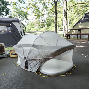 Pop-Up <span class=keywords><strong>lettino</strong></span> da viaggio portatile con zanzariera e parasole a <span class=keywords><strong>baldacchino</strong></span> leggero lavabile materasso da viaggio fabbrica di presepi - Product Image 1
