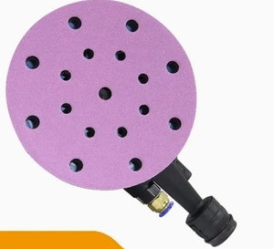 定制6英寸15孔陶瓷磨料砂盘砂纸钩环防水板抛光汽车木材 - Product Image 1