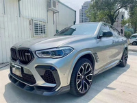 Kit de carrocería de estilo LD de fibra de carbono adecuado para BMW F96 X6M X6 Racing parachoques delantero rejilla difusor delantero piezas automotrices