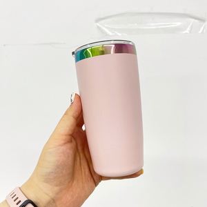 US Warehouse 10oz rainbow Plated Colorful Drinkware Tumbler 10 oz Stainless Steel Travel Coffee Beer Kids Cup for Laser Engraved - Product Image 4