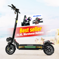 Trottinette électrique pour adultes, trottinette électrique tout-terrain à moteur de 800W, trottinette électrique pliable de 48V, 10 pouces, livraison directe, entrepôt européen