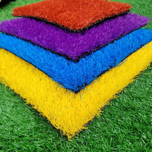 人造草坪 芦苇草 人造花 庭院用人造草 人造草墙 绿色地毯 人造草 - Product Image 5