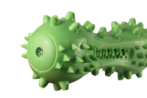 Slow <b>Feeder</b> Dog Ball Custom Chew Toy for Dogs Portable Pet Toys Bone Shape Treats Dispenser Food Leakage Slowly Feeding Silicone - Product Image 2