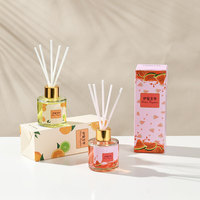 Ensemble diffuseur à bâtonnets, huile parfumée, désodorisant d'ambiance, décoration intérieure, parfum longue durée aux fruits, marque privée, vente en gros, fournitures hôtelières