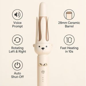Rizador de Pelo Automático de 28 mm, Herramienta de Peinado Iónica con Calentamiento Rápido - Product Image 2
