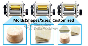 Widely Used Small Samosa Sheet <strong>Spring</strong> <strong>Roll</strong> Dumpling Wonton Skin Making <strong>Machine</strong> With Automatic Operation for Sale - Product Image 5