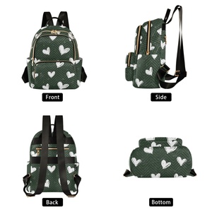 Hawaiian Bags Customs logo Two Size <b>Small</b> and Larger <b>Backpacks</b> Light Quilted Casual Women's Sports <b>Backpack</b> - Product Image 2