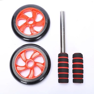 Rueda <span class=keywords><strong>de</strong></span> Abdominales <span class=keywords><strong>de</strong></span> PVC Unisex, Equipo <span class=keywords><strong>de</strong></span> <span class=keywords><strong>Ejercicio</strong></span> Integrado para Gimnasio, Rodillo <span class=keywords><strong>de</strong></span> Entrenamiento <span class=keywords><strong>de</strong></span> Fuerza para el Core, para Ejercicios Abdominales - Product Image 5