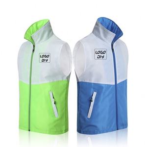 Chaleco de Trabajo Negro para Hombre, Resistente al Viento, con Cremallera y Bolsillo, para Uso en Exteriores de Verano - Product Image 2