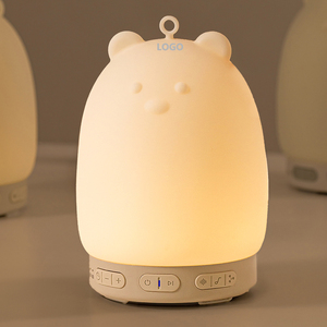 Haut-parleur portable en silicone <span class=keywords><strong>pour</strong></span> bébé, avec bruit blanc, veilleuse apaisante et berceuses - Product Image 1