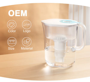 Plusieurs volumes, enlever le chlore, 10 tasse, fabricant vend directement, pichet filtre à eau au charbon actif - Product Image 2