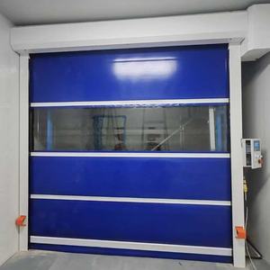 Porte de garage à enroulement rapide <span class=keywords><strong>RENPU</strong></span>, vente en gros, PVC, alliage d'aluminium, antivol, modèle de stockage frigorifique 015, design moderne de Qingdao, enroulable - Product Image 3