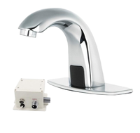 Robinet de lavabo automatique sans contact à induction, chromé, en laiton, avec capteur infrarouge, directement de l'usine